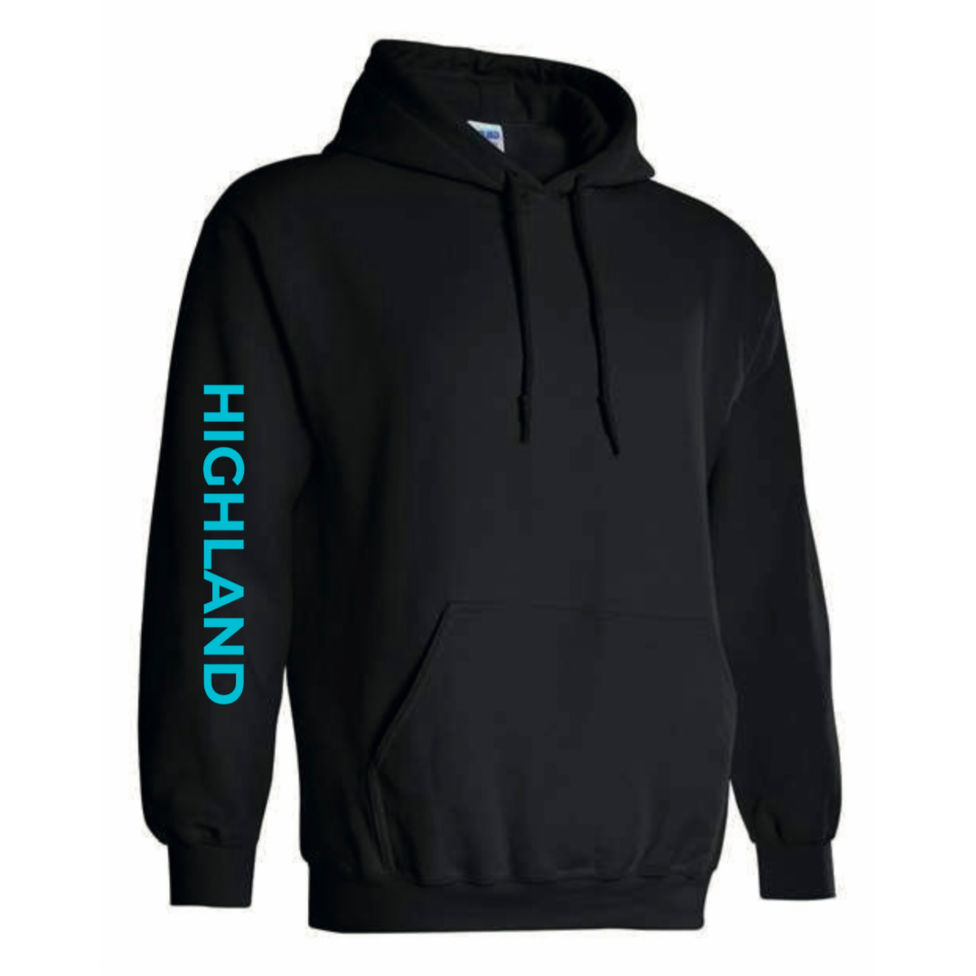Coton Noir Logo Graphique Turquoise
