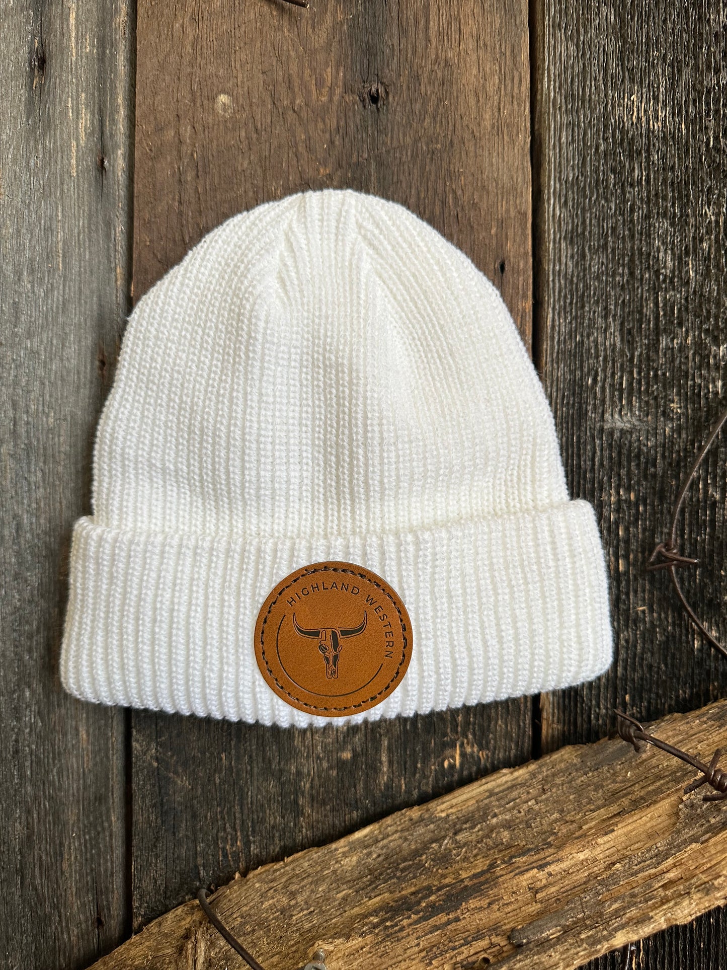 Tuque Blanche Signature Cuire