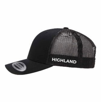 Casquette Noir Logo Blanc