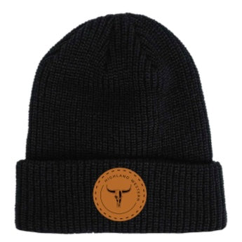 Tuque Noir Signature Cuire