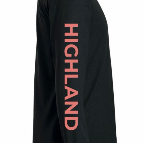 Chandail Noir Logo Vieu Rose