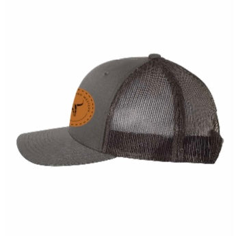 Casquette Grise Signature Cuire