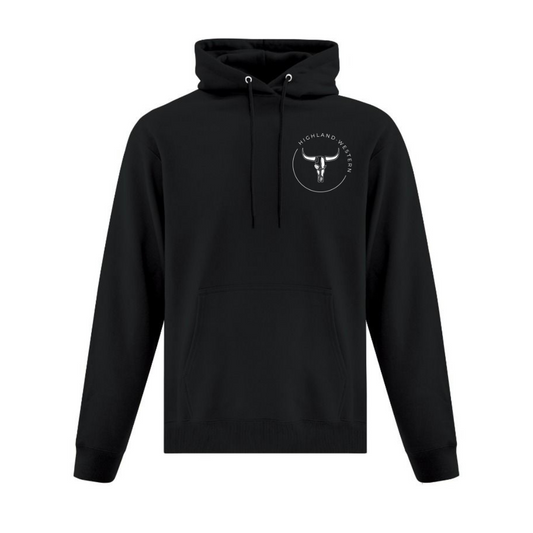 Coton noir logo signature blanc