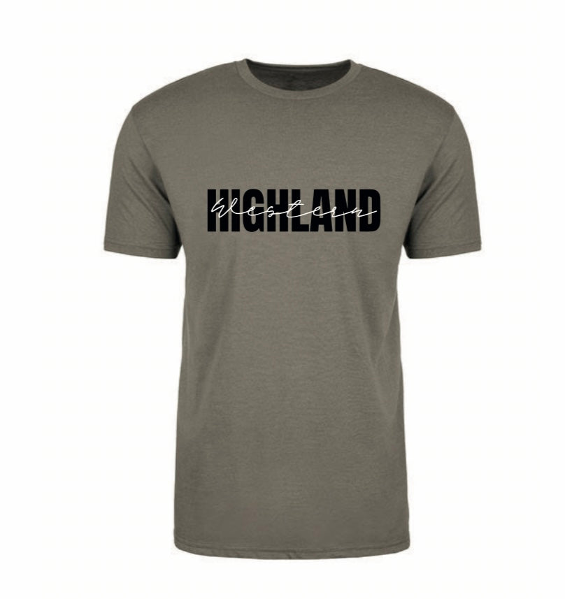 T-Shirt Gris Highland Western